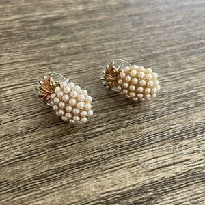 Pearl Pineapple Earrings